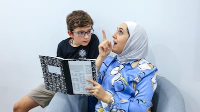 A big part of Arabic lessons involves helping children converse fluently in the language