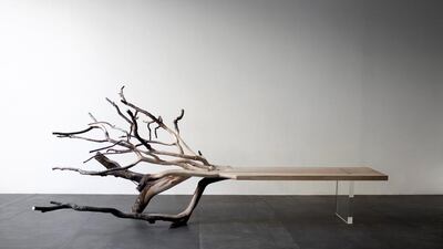 Benjamin Graindorge, Fallen Tree, for Design Days Dubai. Courtesy Ymer&Malta
