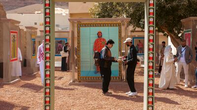 AlUla 1445, by Moroccan artist Hassan Hajjaj, is part of AlUla Arts Festival 2024. All photos: The Royal Commission for AlUla
