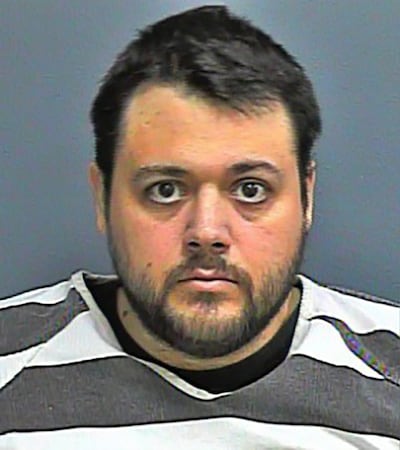 Anthony Strangis was caught by police, alongside Sarma Melngailis, after he ordered a Domino's pizza and chicken wings using his own name. Photo: Police handout