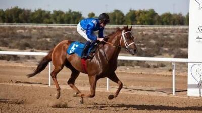 Dane O'Neill, on Darej, won the opening race at the Sharjah racecourse before riding to victory on Ameer Al Sraya in the second.