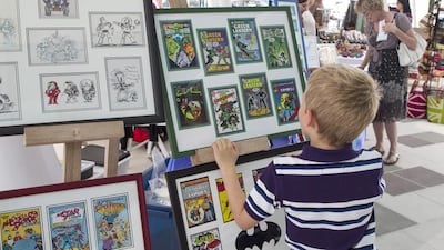 Yas Marina Market on Yas island. Several outdoor and indoor artisan markets are popping up in Abu Dhabi. A weekend crafts market will launch on Abu Dhabi’s Corniche this month. Mona Al Marzooqi / The National