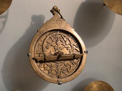 There's a gallery dedicated to astrolabes and implements for navigation and time-telling. Katy Gillett for The National