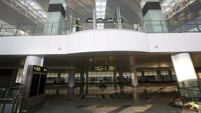 Noi Bai international airport's new terminal is 996 metres long and has a total gross floor area of over 139,000 square metres. Kham / Reuters