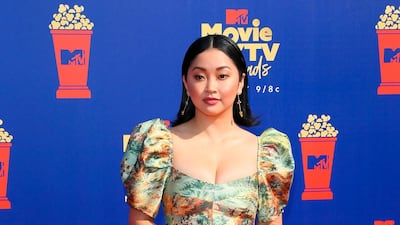 Lana Condor arriving at the 2019 MTV Movie & TV Awards. AFP