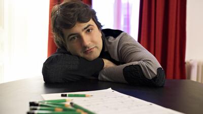 French composer Bruno Mantovani. C Daguet / Editions Henry Lemoine