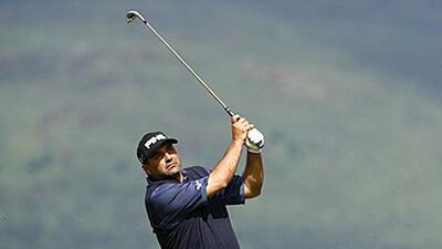 Argentina's Angel Cabrera, in action at last year's Scottish Open, could be a force to be reckoned with at this year's event after winning the US Masters in April. The Scottish Open starts tomorrow.