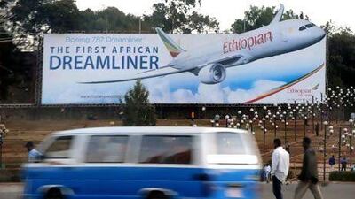 Middle East and North African airlines will reapUS$700m (Dh2.56bn) in profits this year. Simon Maina / AFP