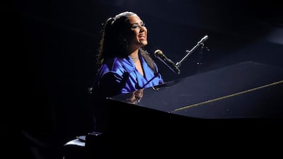 Demi Lovato performs 'Commander in Chief' at the Billboard Music Awards. Reuters