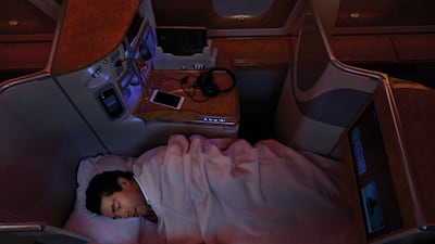 Emirates’ business class service topped Frank’s Kane ratings. Courtesy Emirates