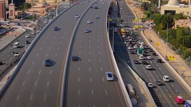 Dubai's transport authority has opened a new bridge to alleviate traffic issues on Al Qudra Road. RTA