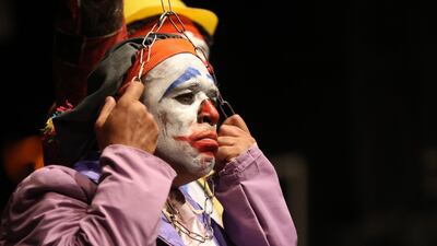 The show, starring Mazen Abbas (pictured), was created in co-operation with author Mahmoud Jaafouri. EPA