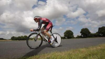 The Australian cyclist Cadel Evans, seen here during the fourth stage of the Tour de France.