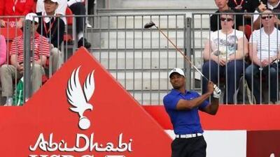 Tiger Woods was happy with how his 2012 season worked out so he plans to start 2013 the same way by playing in the Abu Dhabi HSBC Golf Championship.