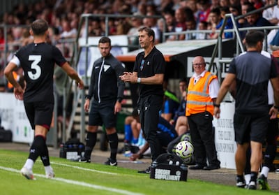 Julen Lopetegui takes charge of his first Premier League match as West Ham manager against Aston Villa. PA