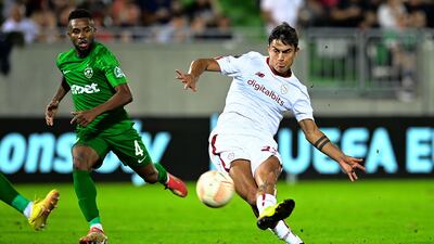 Paulo Dybala earns £141,000 a week at Roma. EPA