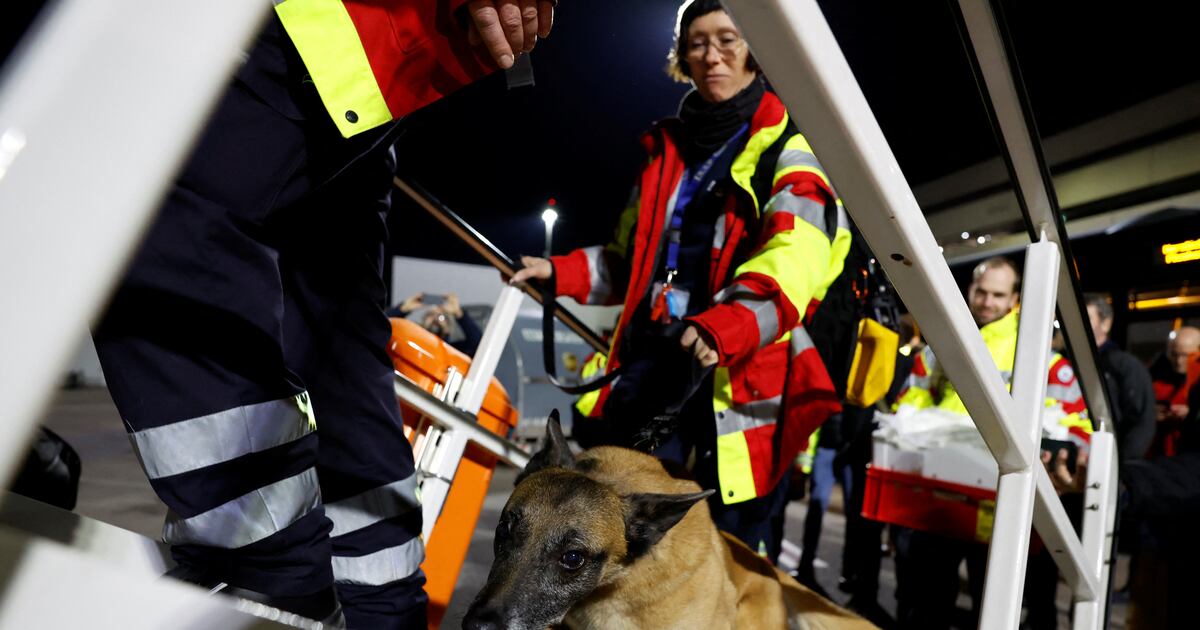 European rescue teams head to Turkey and Syria - in pictures | The National