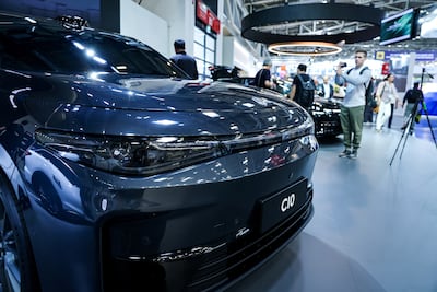 The Leapmotor C10 EV is fitted with lidar. Reuters