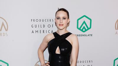 US actress Rachel Brosnahan arrives for the 33rd Annual Producers Guild Awards at the Fairmont Century Plaza in Los Angeles on March 19, 2022. (Photo by Michael Tran / AFP)
