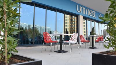 GSA Group’s first purpose-built student accommodation building, branded as Uninest, contains 424 beds. Courtesy GSA Group
