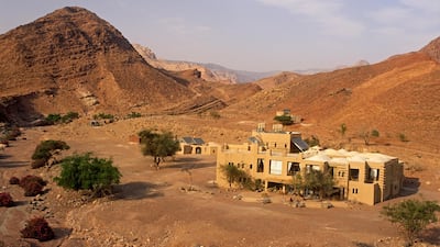 The remote Feynan Ecolodge stands amid desert scenery near the confluence of Wadi Feynan and Wadi Araba. Getty Images