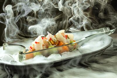 The ceviche huachinango at VaKaVa Abu Dhabi