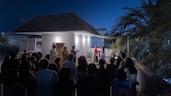 Home is in Our Past, a play by Ghazal Etehadi, staged on a rooftop at Bayt Al Mamzar, in the Deira area of Dubai. Ruel Pableo for The National