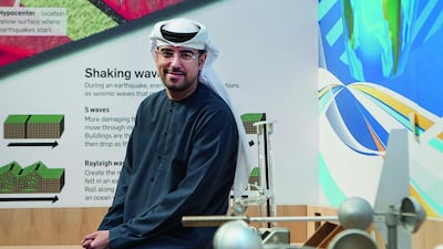 Omar Al Yazeedi, the director of research, development and training at the NCMS. Mona Al-Marzooqi / The National