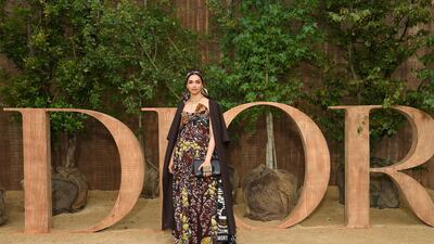 Deepika Padukone attends the Christian Dior Womenswear show as part of Paris Fashion Week on September 24, 2019. Getty Images