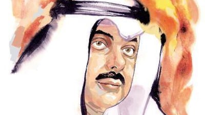 Portrait of Maan al Sanea by Kagan McLeod for The National