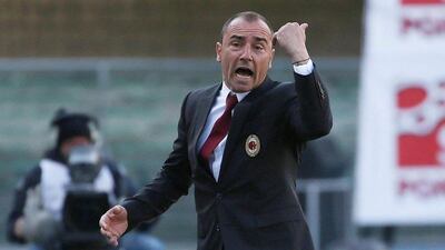 AC Milan coach Cristian Brocchi. Filippo Venezia / EPA