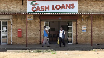 Marikana residents manage to purchase only few items at shops after weeks of no income. Marco Longari / AFP