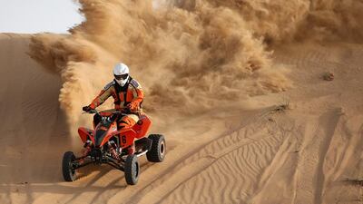 A reader says quad bike riders should take responsibility for their own actions. Pawan Singh / The National