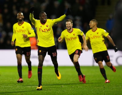 Watford won for the first time since November 25 on Tuesday. Henry Browne / Getty Images