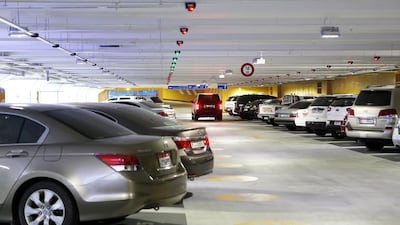 Mawaqif manages more than 110,000 parking spaces in Abu Dhabi, of which 6,000 were created by streamlining traffic. Pawan Singh / The National
