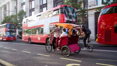 A ride can cost £10 or £3 per minute. Shahzad Sheikh for The National