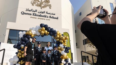 The opening of Queen Elizabeth's School, Dubai Sports City, was marked in style. Antonie Robertson / The National
