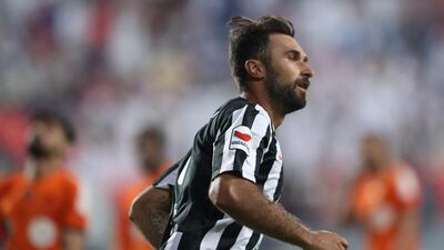Al Jazira's Mirko Vucinic scored as his team recovered after a slow start and then cruised to a 3-1 win over Ajman on Wednesday. Adel Al Naimi / Al Ittihad
