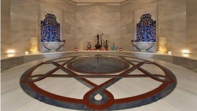 The hammam at The Ritz-Carlton.