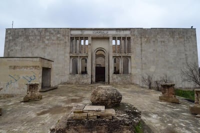 The exterior of the damaged Mosul Museum in northern Iraq. Photo by Zaid AL-OBEIDI / AFP