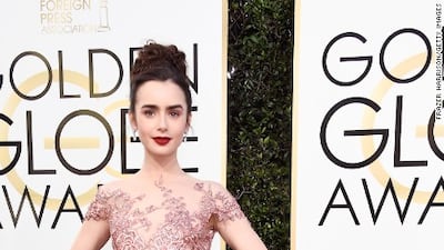 Lily Collins. Photo: Harvey Nichols Dubai