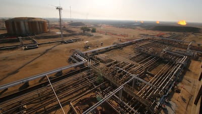 Production has been shut down at Rumaila oil field in southern Iraq. Reuters