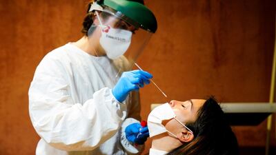 Daily Covid-19 infection numbers continue to fall in the UAE. Reuters