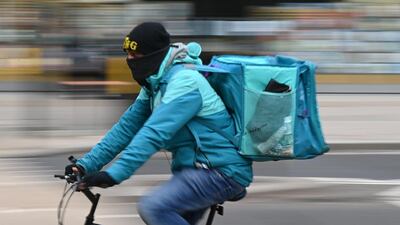 Last week, Aviva Investors said it would not invest because Deliveroo’s riders in the UK did not receive the minimum wage, sick leave or holiday pay. AFP