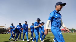 Italy train at the The Sevens in Dubai ahead of their participation at the T20 World Cup. Chris Whiteoak / The National