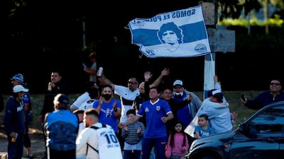 Argentina celebrates 60th birthday of Diego Maradona in Buenos Aires. Reuters