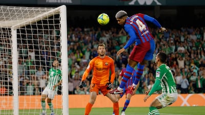 Ronald Araujo – 8. Made a fine block from Juanmi on 61 after appearing form nowhere. The Uruguayan is becoming a huge player for Barca and Xavi, whose side were ninth when he took over. Excellent in the air again. Reuters