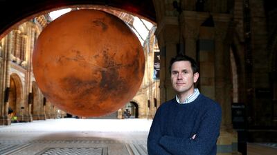 "Mars" is an artwork by Luke Jerram which features NASA imagery of the surafce of the planet. Getty Images