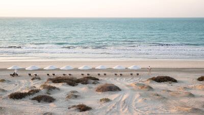 Jumeirah at Saadiyat Island has 400 metres of pristine beach to call its own. Jumeirah