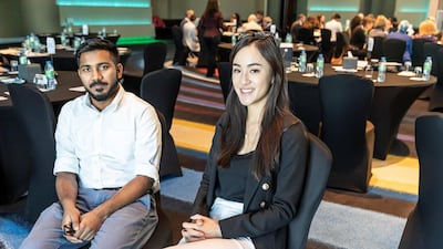 Mohamed Shajith, of Manipal University, and Fiona Li, of University of Birmingham, have called for support to improve student wellbeing in Dubai. Antonie Robertson/The National